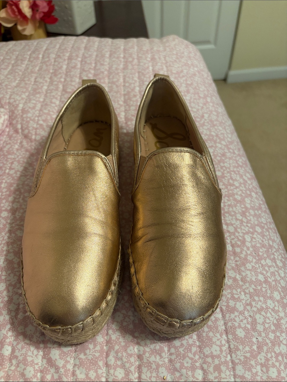 Sam Edelman Nude Slip-On Espadrille